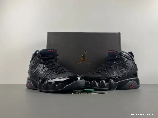 Kick Theory Jordan Patent Bred Air 9 Retro 302370-014 0507